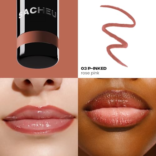 Sacheu Lip Liner STAY-N Peel Off Lip Stain — Long Lasting Waterproof Lip Tint with Hyaluronic Acid & Vitamin E — Transfer ...