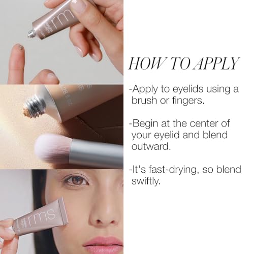 RMS Beauty Eyelights Cream Eyeshadow, Long-Wear Hydrating Creamy Eyeshadow for Luminous, Buildable Natural Color, Smudge-R...