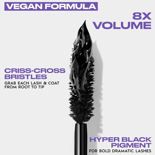 Urban Decay Perversion Volumizing Mascara (Travel Size) - Intense Black Lengthening Mascara, Smudge-Resistant, Flake-free,...