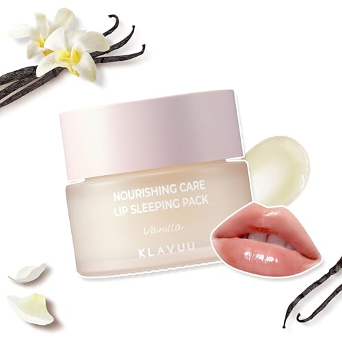 Klavuu Lip Mask Sleeping Pack (0.7oz) – Overnight Deep Hydrating Korean Lip Balm Treatment for Very Dry, Chapped Lips | Li...