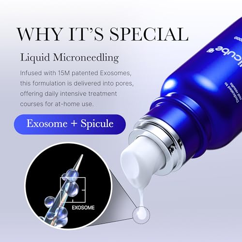 medicube Exosome Shot Zero 2,000 PPM Spicule Facial Serum | Liquid Skin Booster Serum | Exosome, AHA+BHA+PHA | Pore Care, ...