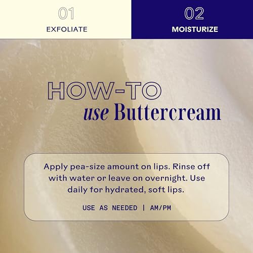 Three Ships - Lip Treatment Kit | Buttercream Lip Mask + Vanilla Lip Exfoliator | Smooth, Nourish, Plump | Cruelty-Free, V...