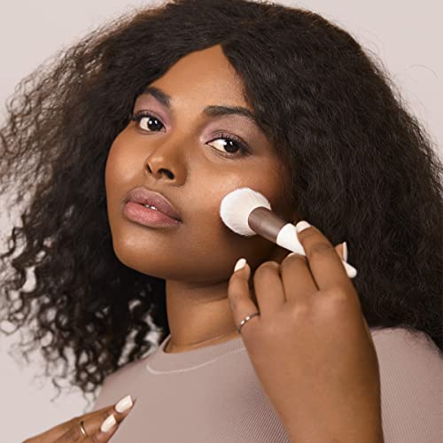 EcoTools Luxe Plush Powder Makeup Brush for Blush & Bronzer, Works Best With Powder Makeup, Luxurious and Glamorous, Eco-F...