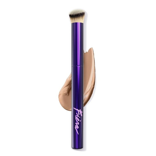 Contoured Concealer Brush for Eyes & Nose – Precise Blending Makeup Brush for Flawless Coverage – Soft, Non-Shedding, Crue...