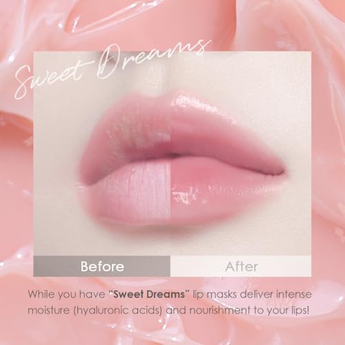 glowiest Sweet Dreams Overnight Lip Mask- Nourishing, Plumping and Hydrating Lip Balm | glowiest Sweet Dreams Lip Sleeping...