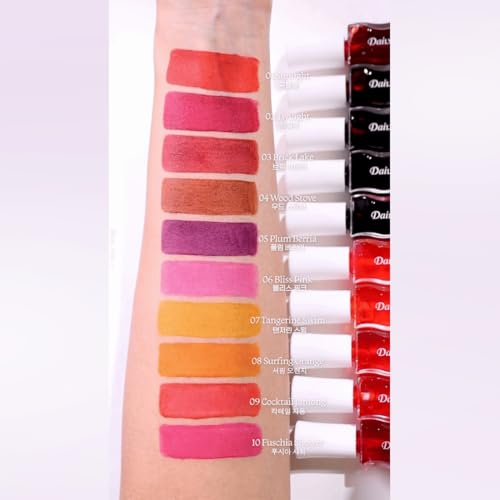 Daily Chips 'Haru Water Tint' (Lip Tint/Lip Stain) (Orange Red, 9.5g)