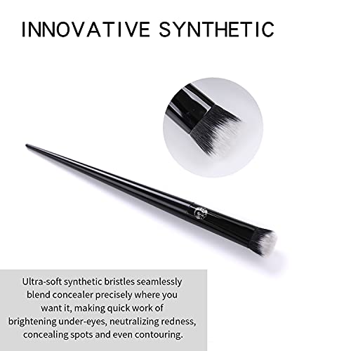 ENERGY Precision Concealer Brush Under Eye Nose Contour Foundation Brush for Liquid Cream Foundation Powder Eyebrow Concea...