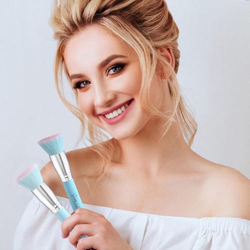 Makeup Brushes Foundation Brush for Liquid Makeup, Flat Top Kabuki Foundation Brush Premium Make up Brushes Liquid Blendin...