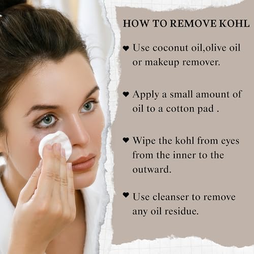 Musk AL tahara Dubai Natural Loose Powder Eyeliner – Long-Lasting Traditional Eyeliner Smooth & Easy Application Intense C...