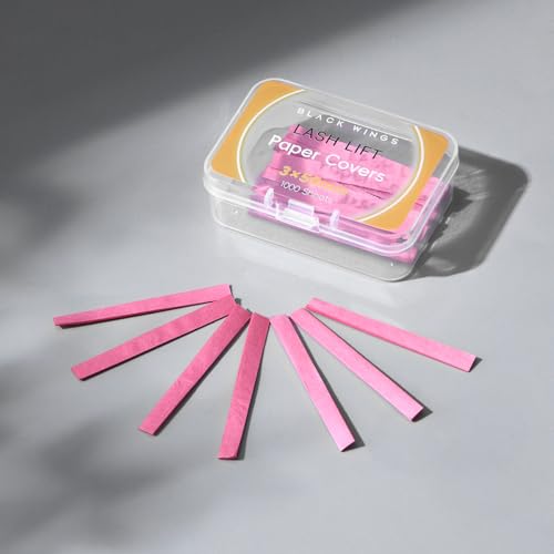 1000P Lash Lift Pink Perm Paper, Reusable Lash Lift Pads Lash Lift Tool, Soft Pads Silicone Perm Ribbon Eyelash Lifting Co...