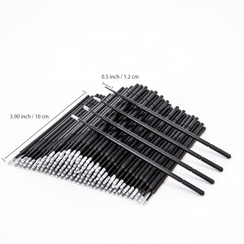 i-Laesh 200pcs Micro Brushes - Precision Microswabs for Eyelash Extensions, Lash Mascara Applicators - Ideal for Eye, Dent...