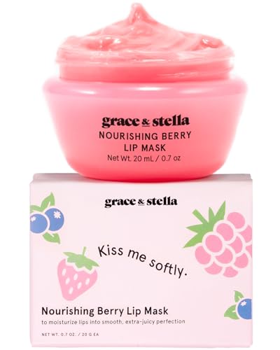 grace & stella Award Winning Lip Butter - Hydrating Lip Balm - Nourishing Lip Mask (1-pack) Travel Essentials, Travel Size...