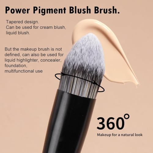 MAANGE 4 PCS Foundation Contour Conceal Brush Set, Makeup Brushes, Eyeshadow Concealer Brush, Double Sided Foundation Cont...