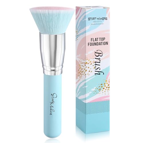 Makeup Brushes Foundation Brush for Liquid Makeup, Flat Top Kabuki Foundation Brush Premium Make up Brushes Liquid Blendin...