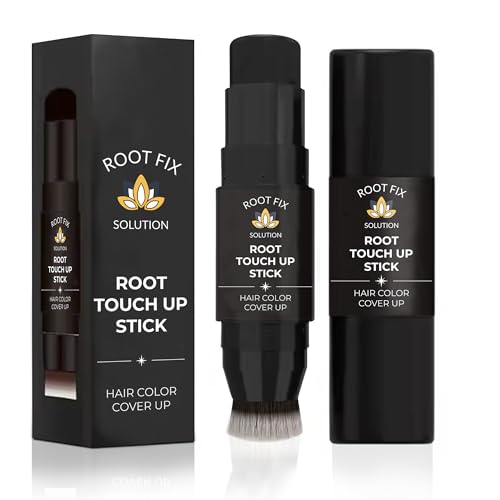 Root Touch Up Hair Color Stick for Gray Coverage - Instant Bald Spot Concealer Stick for Grays and Roots - Professional Sa...