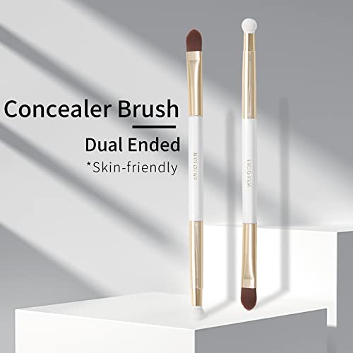 ENZO KEN Small Flat Concealer Brush - Under Eye Sponge, Blending Brush