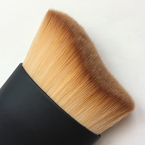 RN BEAUTY Foundation Powder Brush Kabuki Brush Liquid Cream Makeup Brushes Face Blender Brush S Shaped Multi-function Cosm...