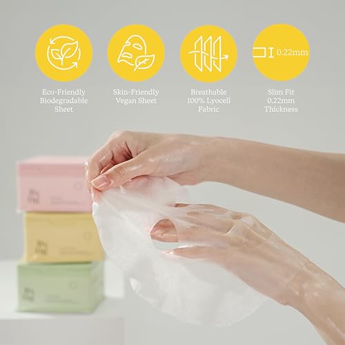 ByUR Honey Gorgeous Daily Aqua Serum Mask (30 Count) Hydrating Moisturizing Face Mask, Skin Elasticity & Firmness Treatmen...