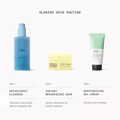 Versed Doctor’s Visit Instant Resurfacing Face Mask - AHA, BHA and Enzyme Exfoliating Mask Helps Reduce Hyperpigmentation...