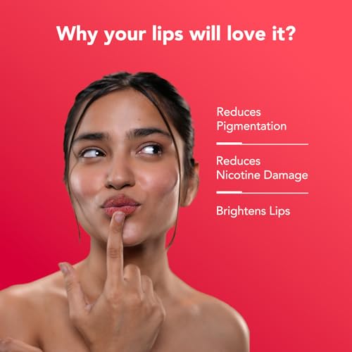 BellaVita Luxury NicoLips Lip Scrub 20gm | Lip Balm For Exfoliation & Dark Lip Moisturizing | With Goodness of Beetroot, S...