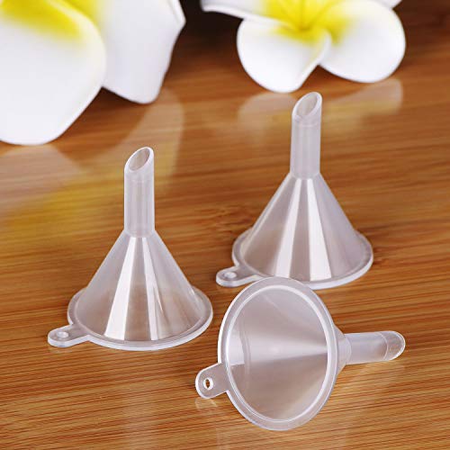 ICEYLI 10ml Empty Mascara Tube, Eyeliner Tube and Lip Gloss Tubes Rubber Inserts and Funnels for Castor Oil, Ideal Kit for...