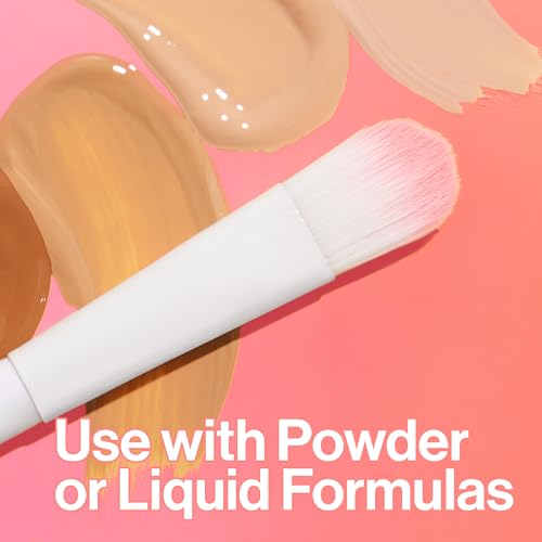 wet n wild Concealer Brush, Under Eye & Brow Blending for Large Max Coverage, Ergonomic Handle for Comfortable Precision C...