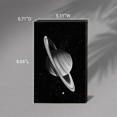 Empty Magnetic Eyeshadow Palette, Makeup Pans Organizer With Mirror Inside, 3D Frosted Finish Art Paper Palette (Cosmic My...