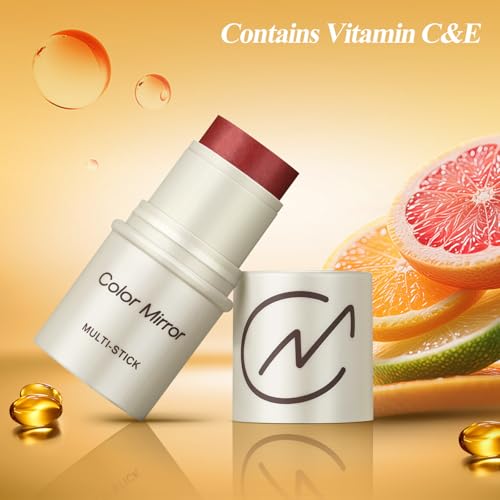 Color Mirror Multi-Use Makeup Stick - Blush, Lipstick, Eyeshadow & Highlighter For All Skin, Buildable Color, Long-Lastin...