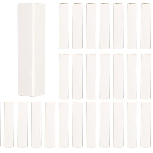COSIDEA 50 PCS Empty White Lip Gloss Boxes W25 xW25 xH117mm / W0.98xW0.98xH4.6 inch, Cosmetic Perfume/Mascara Box Packagin...