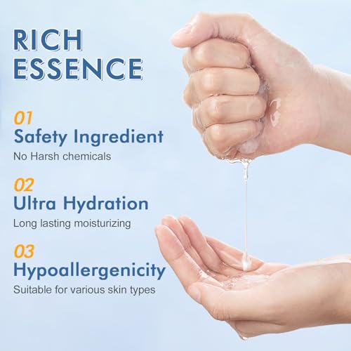 KONEUK 9 Pack Collagen Face Masks Skincare for Women, Hydrating Sheet Face Masks Suitable for All Skin Types, Bulk Facial ...