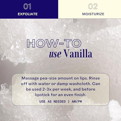 Three Ships - Lip Treatment Kit | Buttercream Lip Mask + Vanilla Lip Exfoliator | Smooth, Nourish, Plump | Cruelty-Free, V...