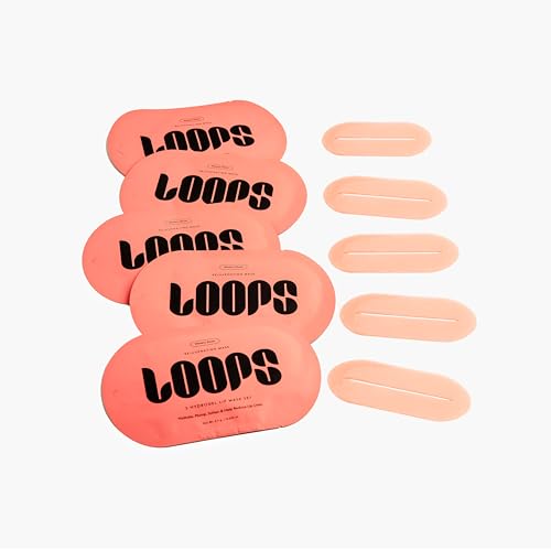 LOOPS Weekly Reset Hydrogel Lip Mask - Super Hydrating Mask for Moisturizing Lips - Rejuvenate and Reduce Signs of Puffine...