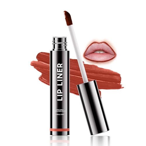 Anguishil Peel Off Lip Stain, Tattoo Lip Stain Peel Off Lip Liner, Long-Wearing & Waterproof, Moisturizing Highly Pigmente...
