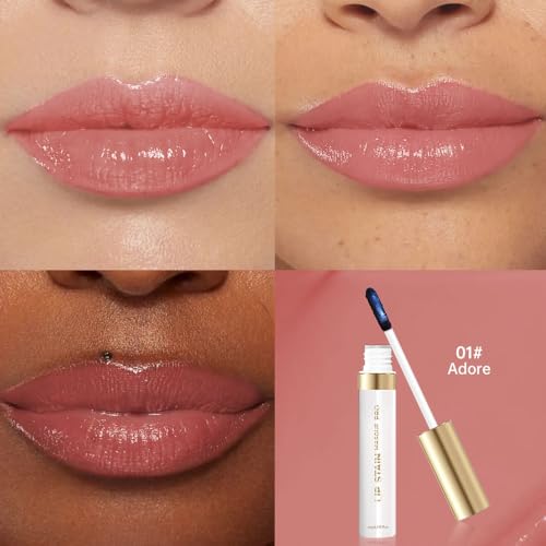 Lip Stain - Wipe-Off & Peel Off Lip Color | Waterproof, Long Lasting, Transfer-Resistant, Smudge-Proof Lip Tint | Easy Wip...