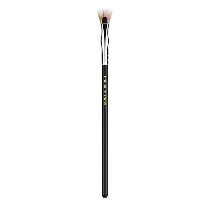 Bdellium Tools Professional Makeup Brush - Maestro Series 730 Bent Mascara Fan - With Soft Synthetic Fibers, For Applying ...