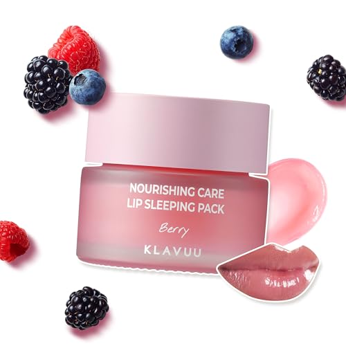 Klavuu Lip Mask Sleeping Pack Boostking Kit – Overnight Deep Hydrating Korean Lip Balm Treatment for Very Dry, Chapped Lip...