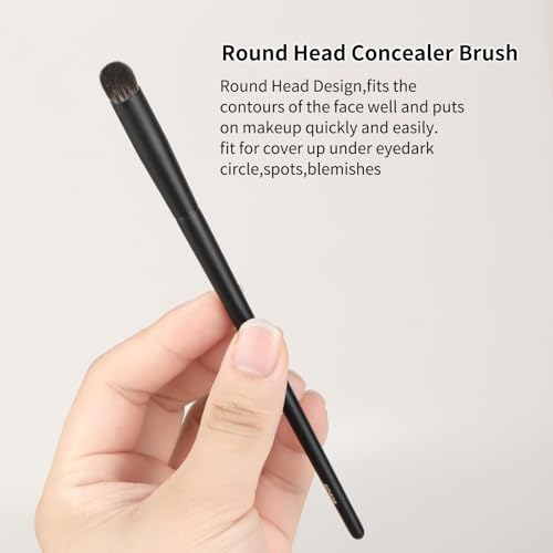 MSQ Concealer Brush Concealer Makeup Brush Under Eye Mini Small Makeup Foundation Brushes for Concealer Powder Liquid Make...