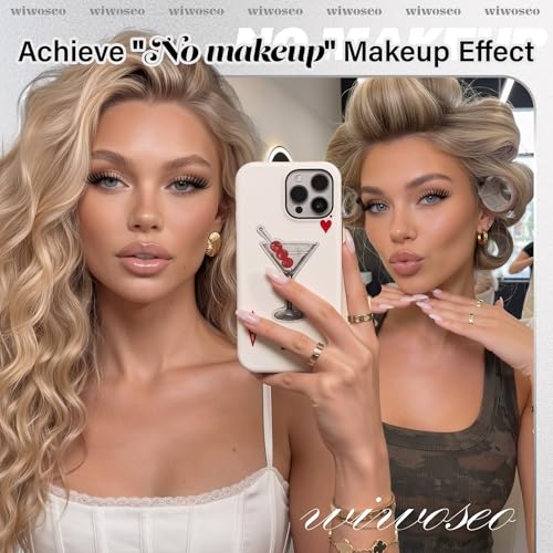 wiwoseo Flaunt Flora Lash Clusters Kit Flaunt Lash Clusters Kit Natural Lash Extension Kit Wispy Short Individual Lashes K...