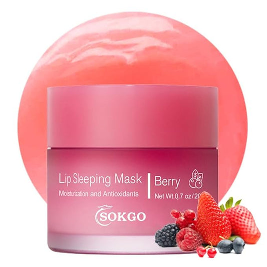 Sleeping lip mask, Nourish & Hydrate Lip Mask With Vitamin C, Antioxidants, Lip Balm, Lip Skin Care, Improve Lip Color, Re...