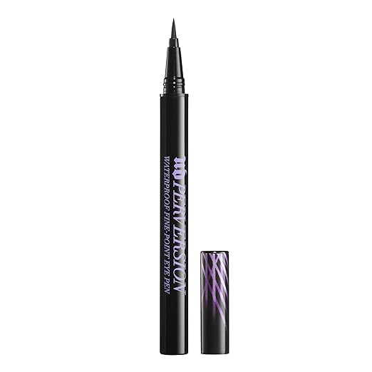 Urban Decay Perversion Waterproof Black Liquid Eyeliner - Smudge-Proof, Sweat-Proof, Transfer-Resistant, Fine-Point Eye Pe...