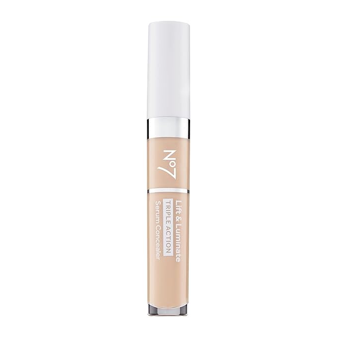 No7 Lift & Luminate Triple Action Serum Concealer - Fair - Anti Aging Liquid Concealer Makeup for Blemishes & Dark Circles...