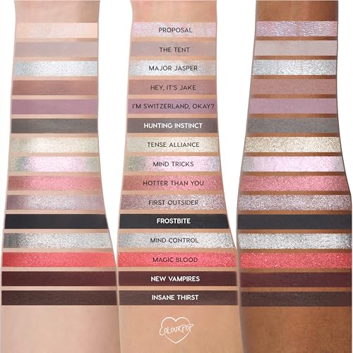 ColourPop x The Twilight Saga Eclipse Eyeshadow Palette - Limited Edition 15-Shade Matte, Metallic & Glitter Eyeshadow Pal...