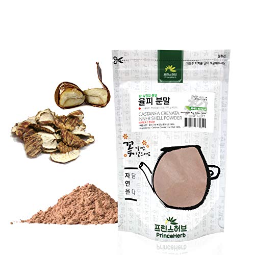 [Medicinal Korean Herbal Powder] 100% Natural Castanea Crenata (Chestnut) Inner Shell Powder 율피/밤 속껍질 가루 (4 oz)