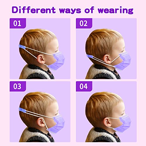 Rasav Kids Disposable Face Masks 100Pcs,3 Ply Kids Masks Disposable Breathable Colorful Cute Face masks for Children, Girl...