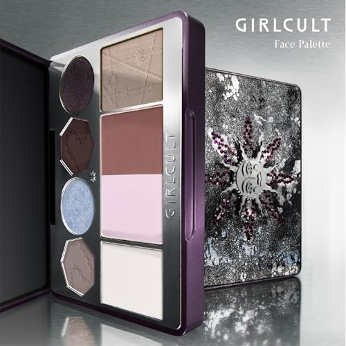 GIRLCULT All-in-One Makeup Palette, Full Face Makeup Palette with Eyeshadow Blush Bronzer and Highlighter, Matte and Shimm...