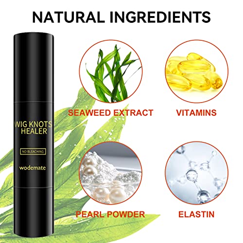 Lace Wig Knot Concealer Stick - Tint Dyeing, No Bleaching for Frontal Part, Hairline Wigs, With Brush Portable, Brown-02