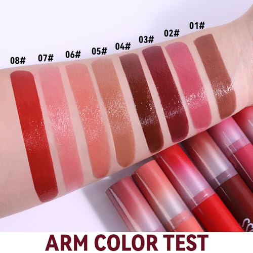 Dark Brown Honey Tinted Lip Stain Lip Balm Lip Gloss Lipstick, Sheer Hydrating Lip Stains Tint, Moisturizing Lip Color for...