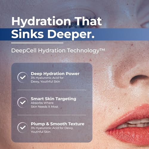 TURMSKIN® Hyaluronic Acid Serum Ampoules [ULTRA HYDRATING VIALS] - 3% Hyaluron Booster for Glass Skin & Anti Aging - 24 Ho...