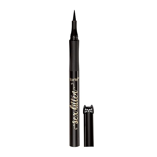 tarte sex kitten liquid liner – Liquid Eyeliner Pen with Castor Oil for Bold, Nourished Lashes, Waterproof, All-Day Wear, ...