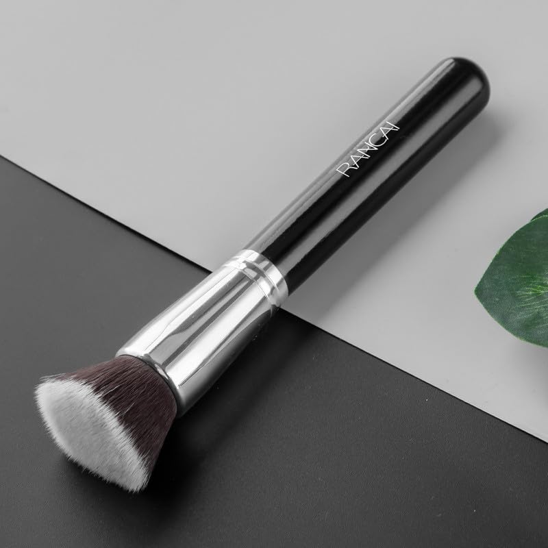 Flat Top Foundation Brush, Premium Makeup Brush, Comfortable Foundation Brush Perfect For Foundation,Cream,Buffing, Blendi...